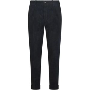 Jacob Cohën, Heren, Broeken, Blauw, Maat: W34 Leer,