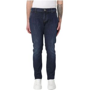 Dondup, Heren, Jeans, Blauw, Maat: W36 Katoen,