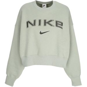 Nike, Dames, Sweatshirts & Hoodies, Groen, Maat: S Fleece,