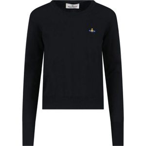 Vivienne Westwood, Dames, Truien, Zwart, Maat: XS