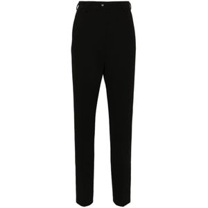 Dolce & Gabbana, Dames, Broeken, Zwart, Maat: S