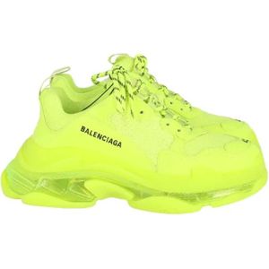 Neon gele sneakers sale
