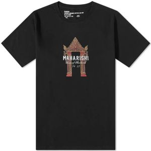 Maharishi, Heren, Tops, Zwart, Maat: XL Katoen,
