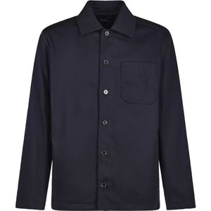 A.p.c., Heren, Jassen, Blauw, Maat: L Katoen,