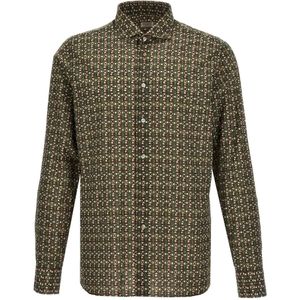 Borriello Napoli, Heren, Overhemden, Veelkleurig, Maat: S Katoen,