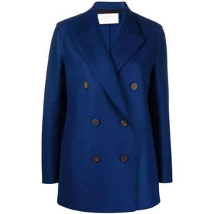 Harris Wharf London, Dames, Jassen, Blauw, Maat: S Wol,