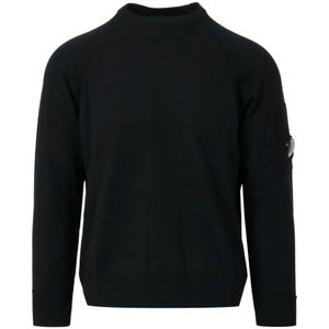 C.p. Company, Heren, Truien, Zwart, Maat: 2XL Wol,