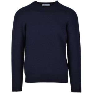 Gran Sasso, Heren, Truien, Blauw, Maat: L Wol,