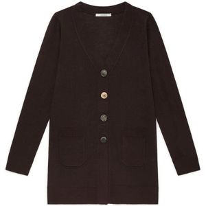 Maliparmi, Dames, Truien, Bruin, Maat: XS Wol,