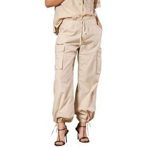 Mason's, Dames, Broeken, Beige, Maat: 3XS Katoen,
