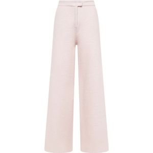 Blugirl, Dames, Broeken, Roze, Maat: XS Wol,