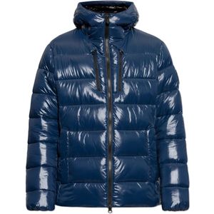 Save The Duck, Heren, Jassen, Blauw, Maat: L Leer,