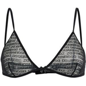 Dsquared2, Dames, Ondergoed, Zwart, Maat: M Polyamide,