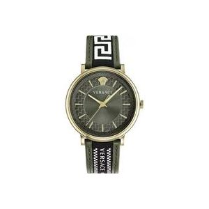 Versace Militair Groene Wijzerplaat Horloge , Green , Heren , Maat: ONE Size