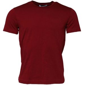 Dolce & Gabbana, Heren, Tops, Bruin, Maat: M Katoen,