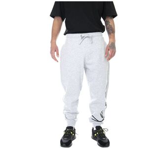 Karl Kani, Heren, Broeken, Grijs, Maat: S Katoen,