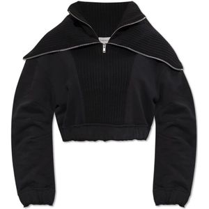 Moncler, Dames, Truien, Zwart, Maat: S Wol,