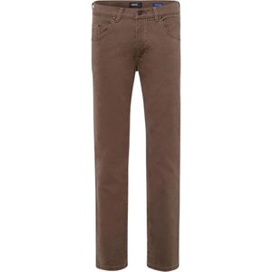 Pioneer Authentic Jeans, Heren, Broeken, Bruin, Maat: W35 Katoen,