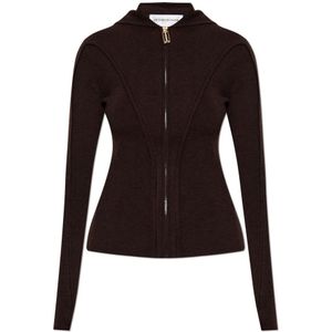 Victoria Beckham, Dames, Truien, Bruin, Maat: XL Wol,