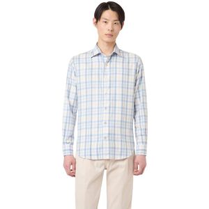 Eleventy, Heren, Overhemden, Veelkleurig, Maat: M Katoen,