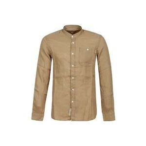 Woolrich Formeel Overhemd , Beige , Heren , Maat: XL