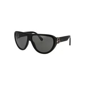 Moncler Stijlvolle zonnebril Ml0246 , Black , Heren , Maat: 62 MM