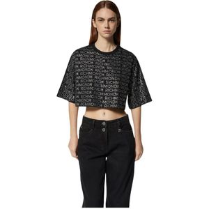 Richmond, Dames, Tops, Zwart, Maat: XS Katoen,