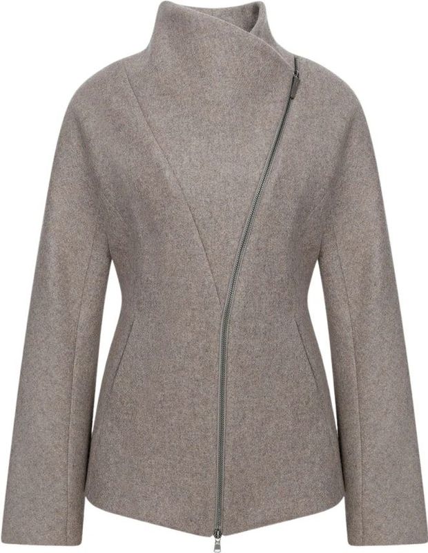 V S P Winterjas 'Leticia'  lichtgrijs