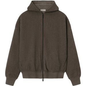 Fear Of God, Heren, Sweatshirts & Hoodies, Bruin, Maat: S