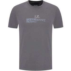 C.p. Company - T-shirt - Zwart - Katoen - Regular Fit