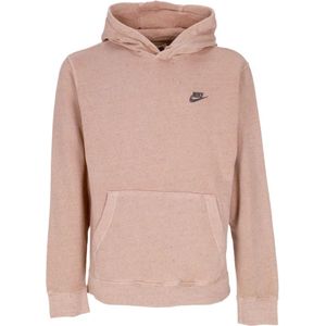 Nike Revival Hoodie met Kangoeroezak , Pink , Heren , Maat: XL