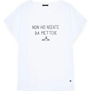 Fiorella Rubino, Dames, Tops, Wit, Maat: XS Jersey,