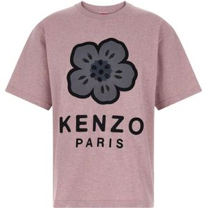 Kenzo, Heren, Tops, Roze, Maat: L Katoen,