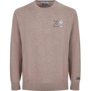 MC2 Saint Barth, Heren, Truien, Bruin, Maat: S Wol,