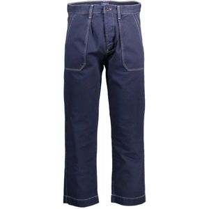 Gant, Heren, Broeken, Blauw, Maat: W38 Katoen,