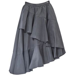 Karl Lagerfeld, Dames, Rokken, Zwart, Maat: XS Poliester,