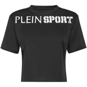 Plein Sport, Dames, Tops, Zwart, Maat: XS