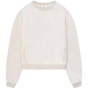 Rhude, Heren, Sweatshirts & Hoodies, Beige, Maat: L Katoen,