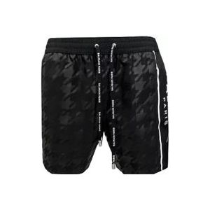 Balmain Casual shorts voor heren , Black , Heren , Maat: S