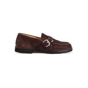 Premiata Gesp Suède Loafers , Brown , Heren , Maat: 44 EU