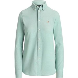 Polo Ralph Lauren - Blouse - Bruin - Klassieke Blouse - Lange Mouw