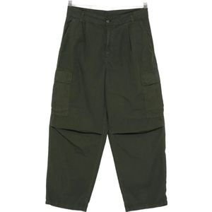 Carhartt Wip, Heren, Broeken, Groen, Maat: W31