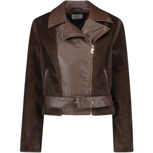 Gaudi, Dames, Jassen, Bruin, Maat: S Leer,