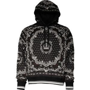 Dolce & Gabbana, Heren, Sweatshirts & Hoodies, Veelkleurig, Maat: L Katoen,