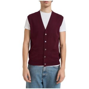 Alpha Studio, Heren, Truien, Rood, Maat: 4XL Wol,