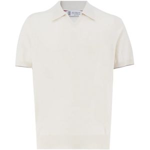 Brunello Cucinelli, Heren, Tops, Beige, Maat: XL Katoen,