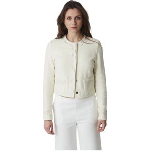 Pinko, Dames, Jassen, Wit, Maat: XS