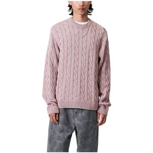 Carhartt Wip, Heren, Truien, Roze, Maat: M Katoen,