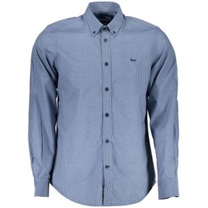 Harmont & Blaine, Heren, Overhemden, Blauw, Maat: XL Katoen,