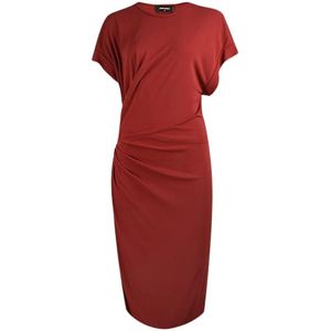 Dsquared2, Dames, Jurken, Rood, Maat: M Viscose,